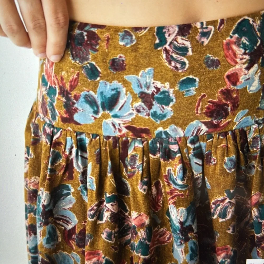 Natural Life Olive Floral Maxi Dress - Picture 2 of 5